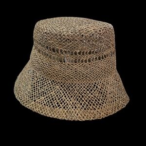 COS Stylish Straw Tan Woven Hat